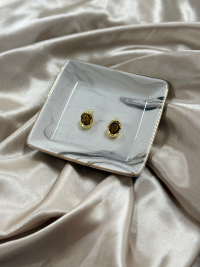 Sahira Saylor Tiger Eye Studs