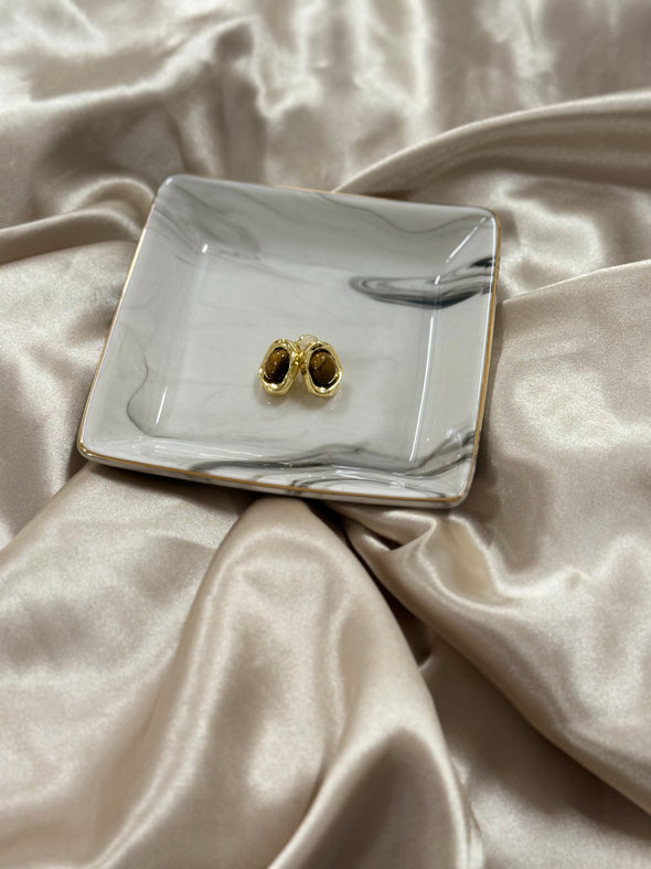 Sahira Saylor Tiger Eye Studs