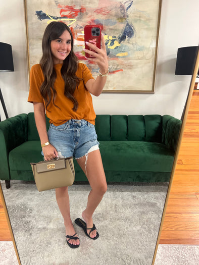 The Essential Tee Burnt Amber