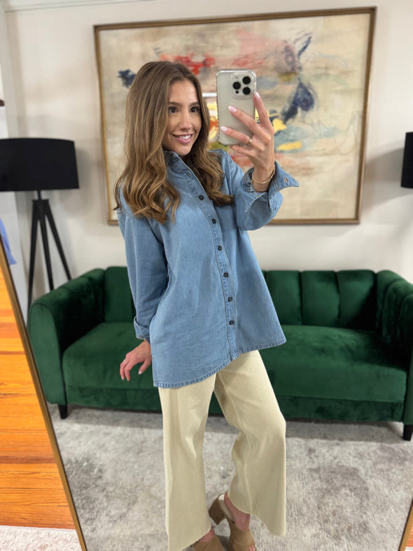 The Ari Denim Top
