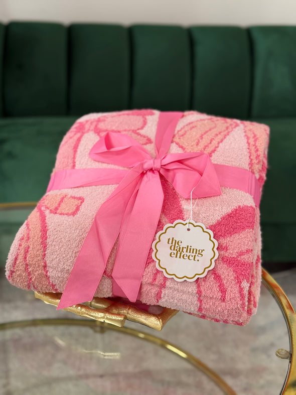 The Darling Effect Cozy Dreams Blanket Pink