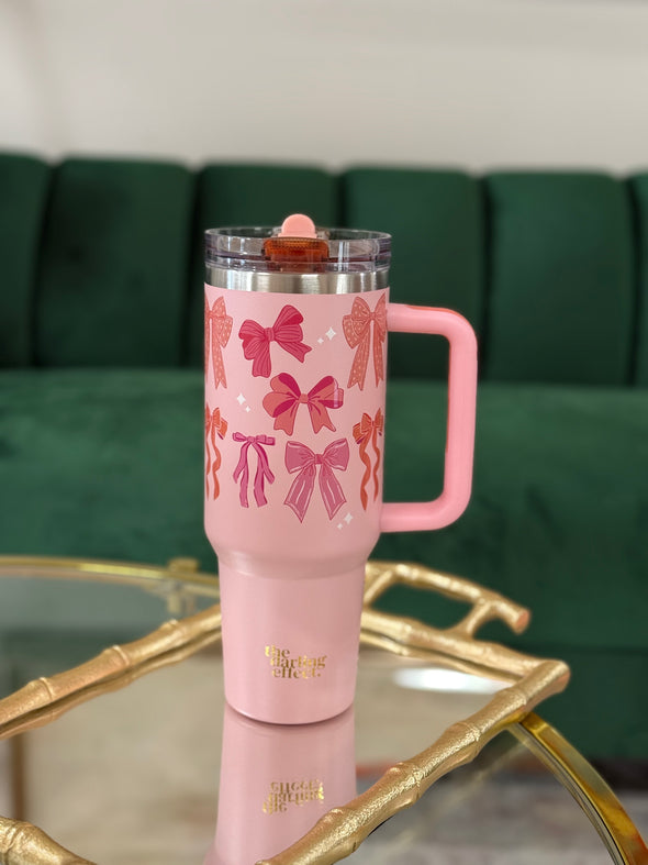 The Darling Effect Blushing Bows Tumbler